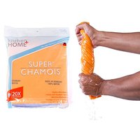 Super chamois super absorbent shammy cleaning cloth value 6 pack holds 20x it s weight in liquid thumb